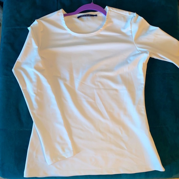 Katherine Way Tops - Katherine Way white long sleeve. NWT